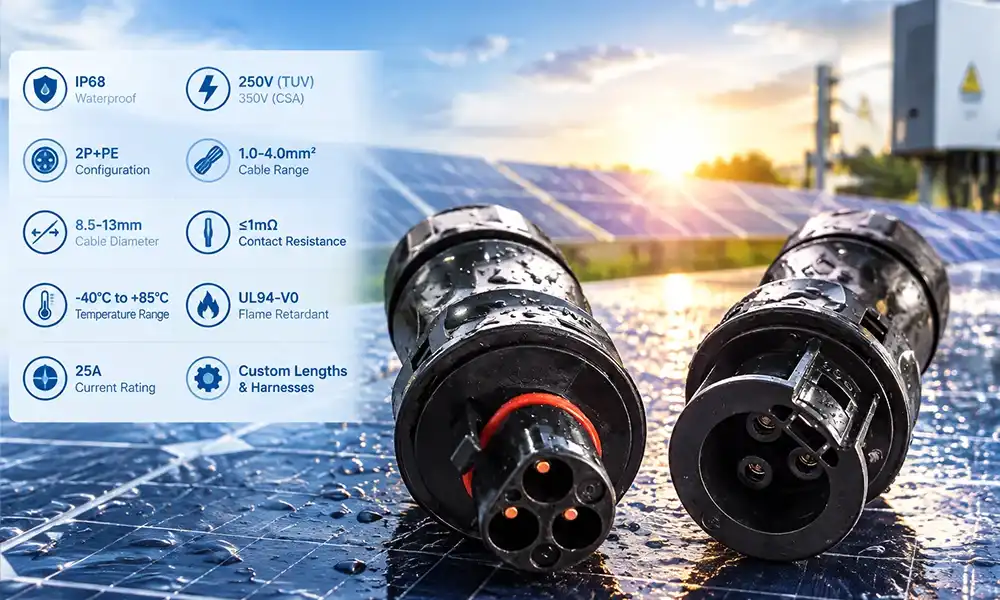 solar AC connector solar AC connector