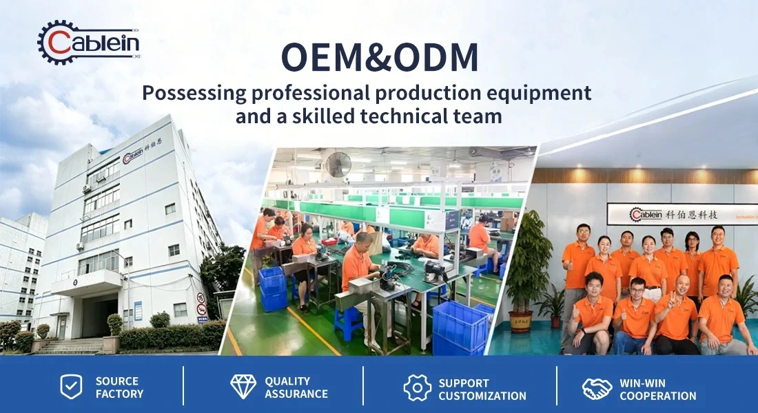 Cablein Team and production line Cablein Team and production line