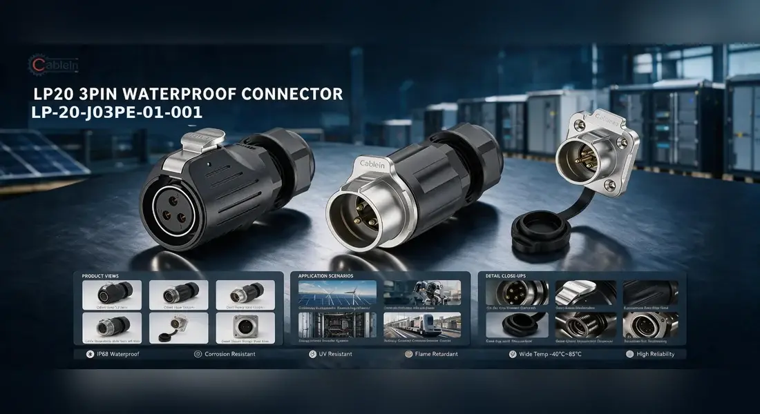 LP20 3 Pin Metal Plastic Waterproof Circular Connector Series Product Brief LP20 3 Pin Metal Plastic Waterproof Circular Connector Series Product Brief