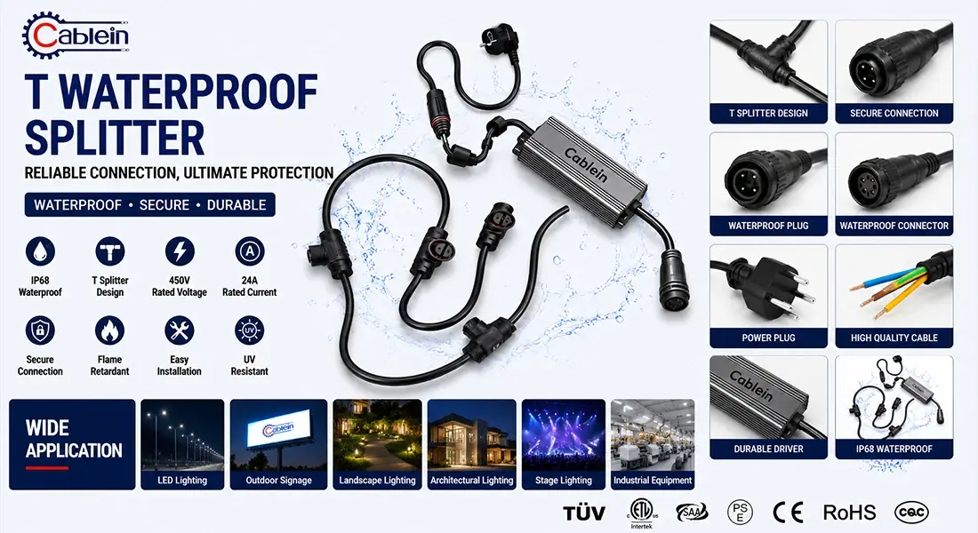 T Waterproof Splitter T Waterproof Splitter