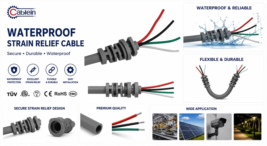 waterproof strain relief cable waterproof strain relief cable