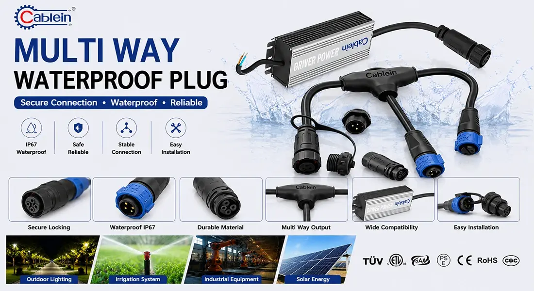 Multi Way Waterproof Plug Multi Way Waterproof Plug