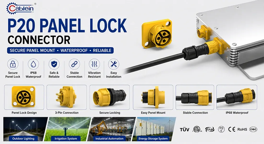 P20 Panel Lock Connector
