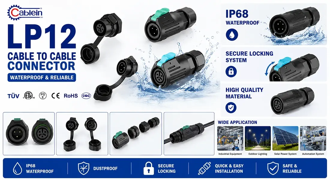 LP12 Cable to Cable Connector LP12 Cable to Cable Connector