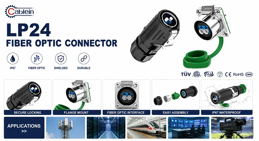 LP24 Fiber Optic Connector