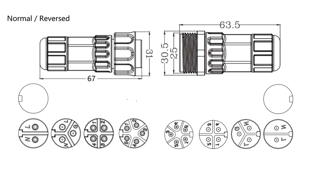 M25 Industrial Waterproof Connector M25 Industrial Waterproof Connector