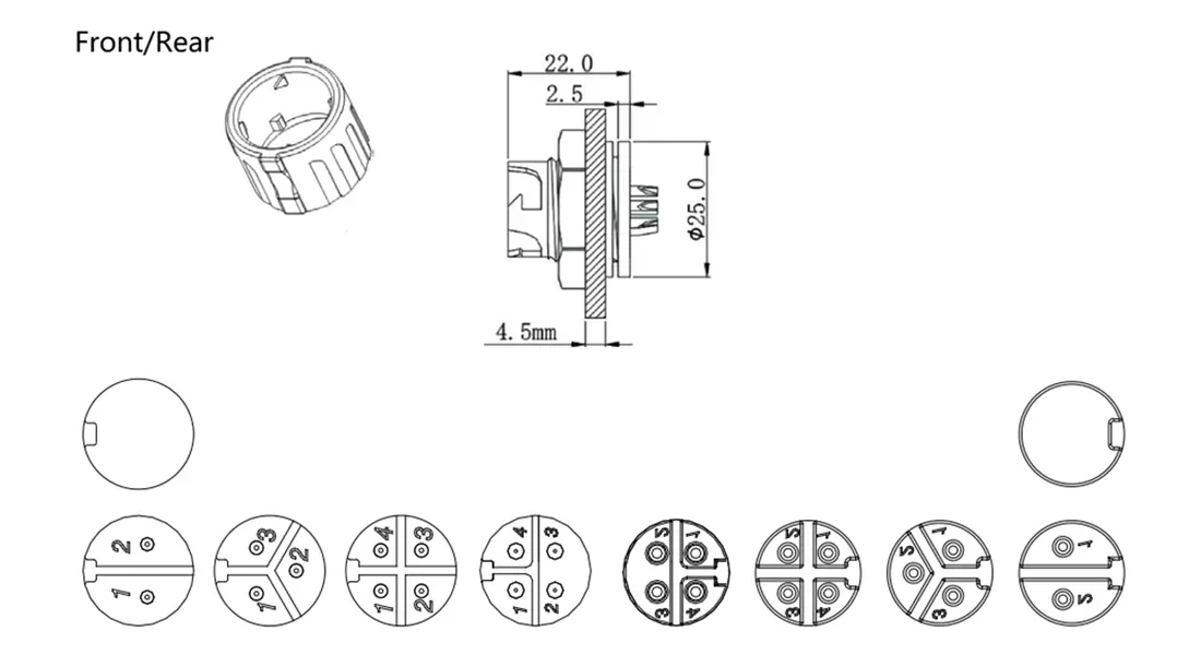 P20 Panel Lock Connector P20 Panel Lock Connector