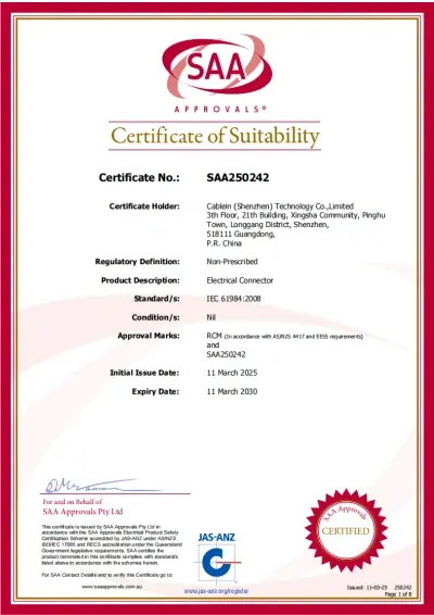 certification