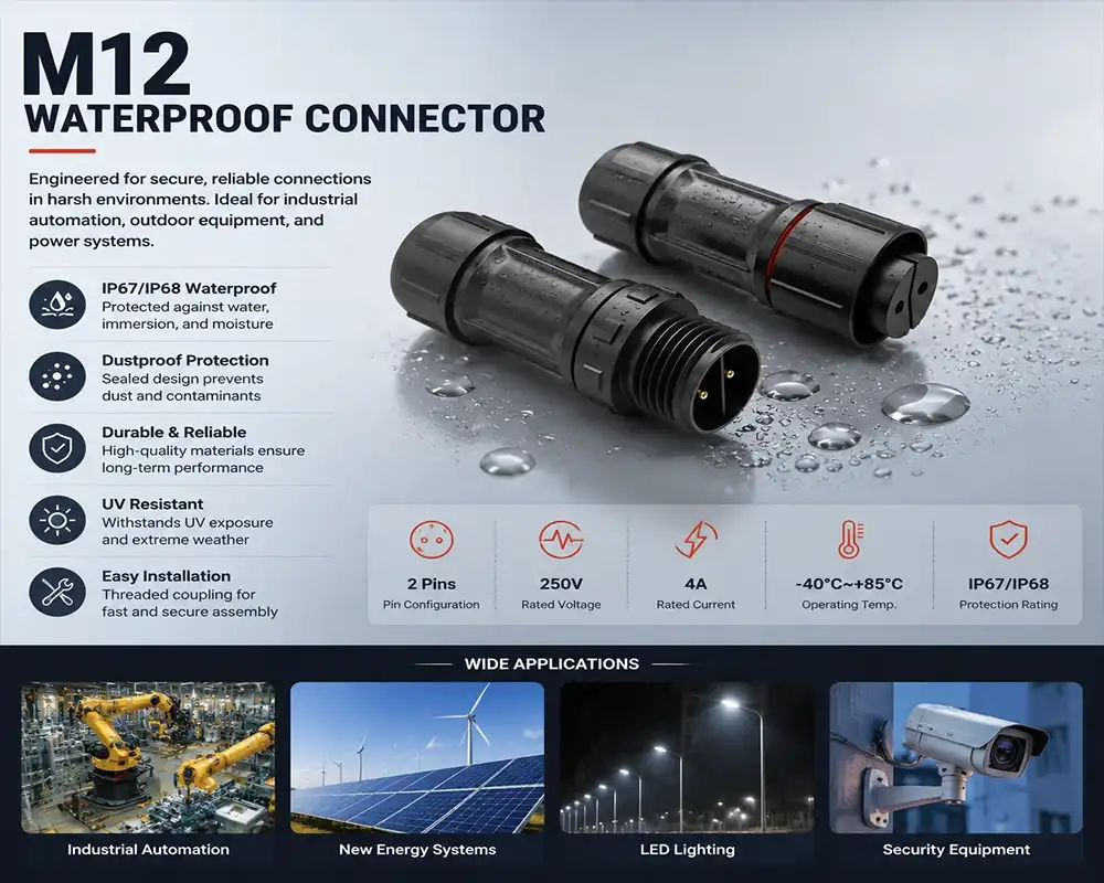 M12 Waterproof Connectors