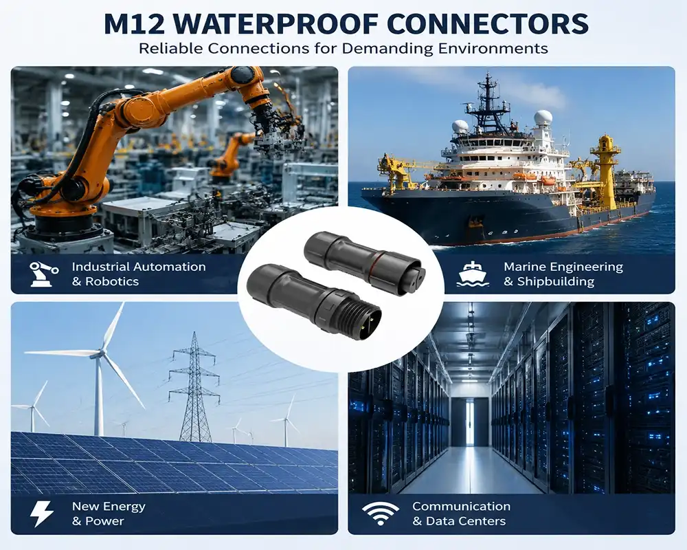M12 Waterproof Connectors application