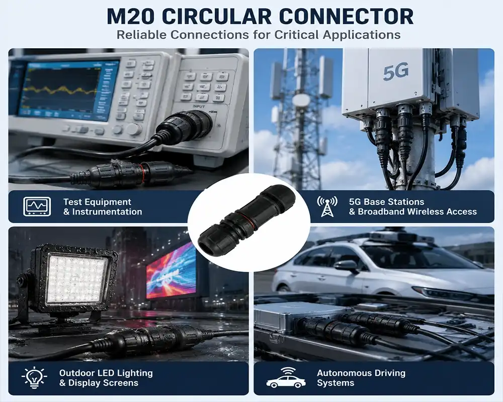 M20 circular connectors application M20 circular connectors application