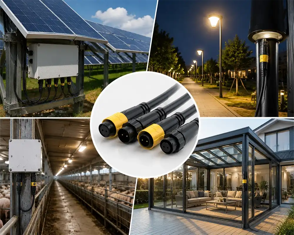 P16 Self Lock Waterproof Connector application P16 Self Lock Waterproof Connector application