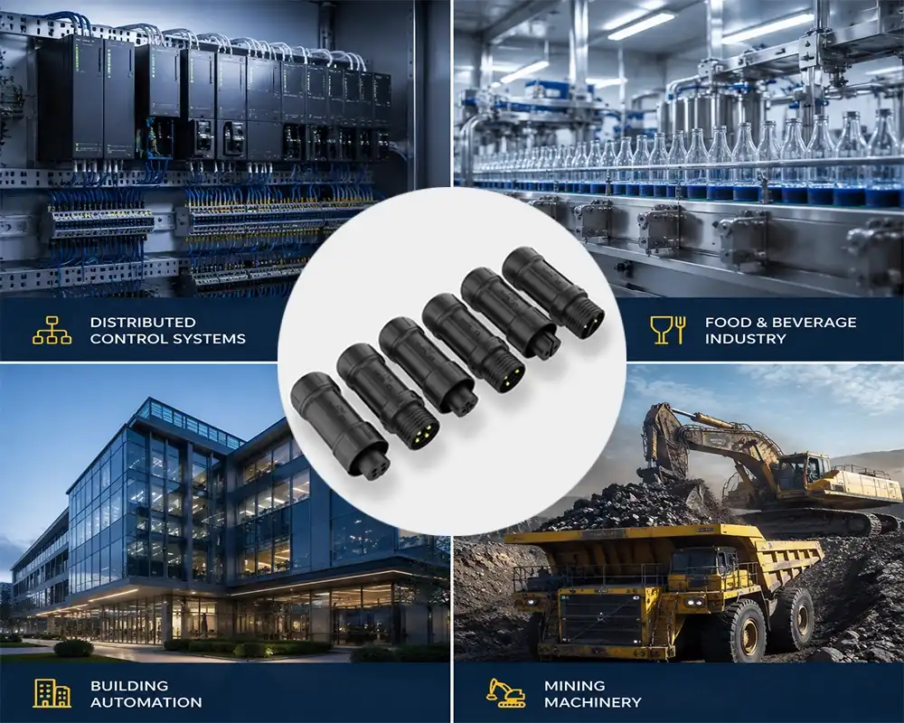 M12 Waterproof Connector application