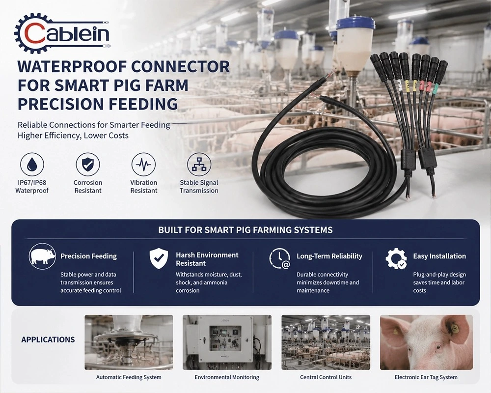 M16 Y Type waterproof connector