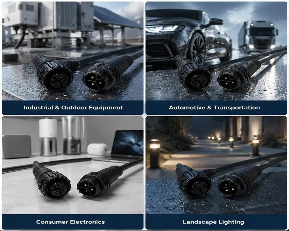 P25 Locking Cable Connector application