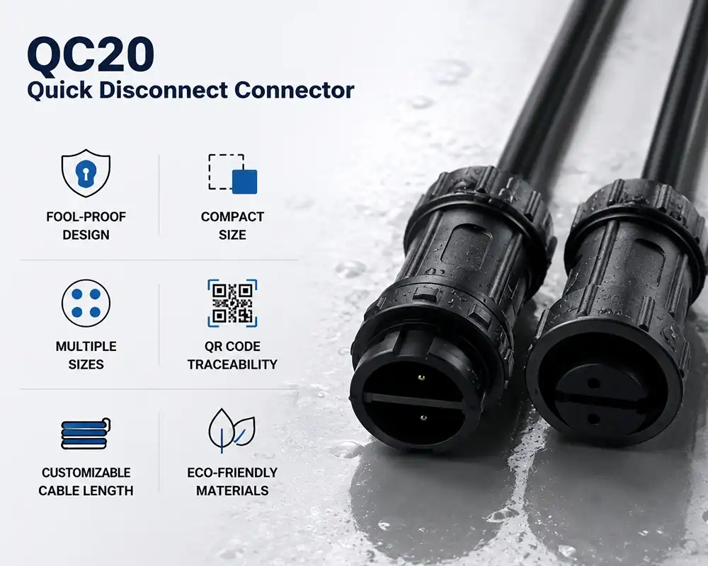QC20 Quick Disconnect Connector advantage QC20 Quick Disconnect Connector advantage