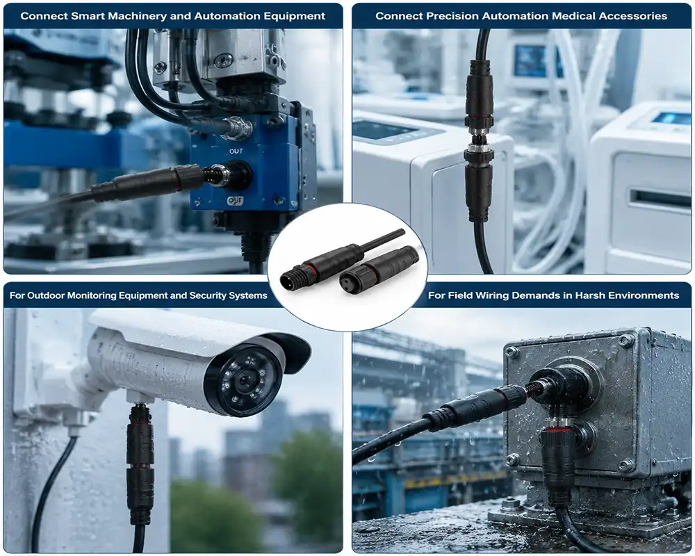 M8 Overmolded Waterproof Connector application M8 Overmolded Waterproof Connector application