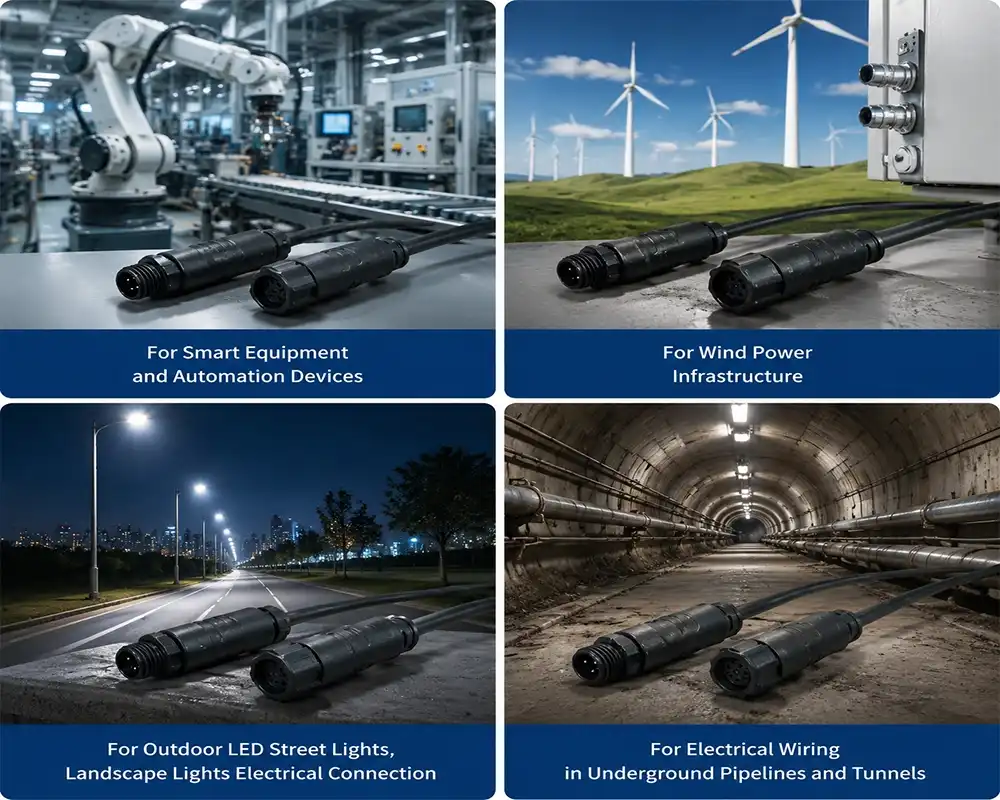 M10 PA66 Waterproof Connector application