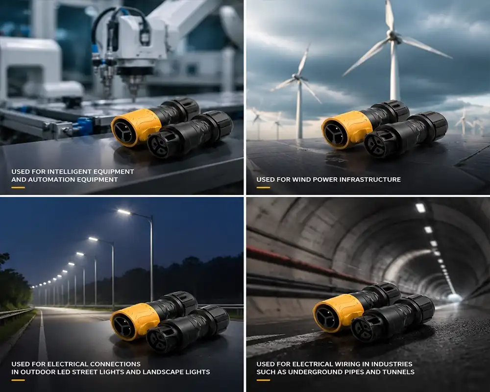 P20 circular waterproof plug application