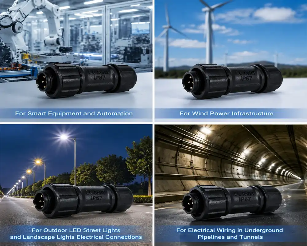 QC12 quick clamp waterproof connector application QC12 quick clamp waterproof connector application