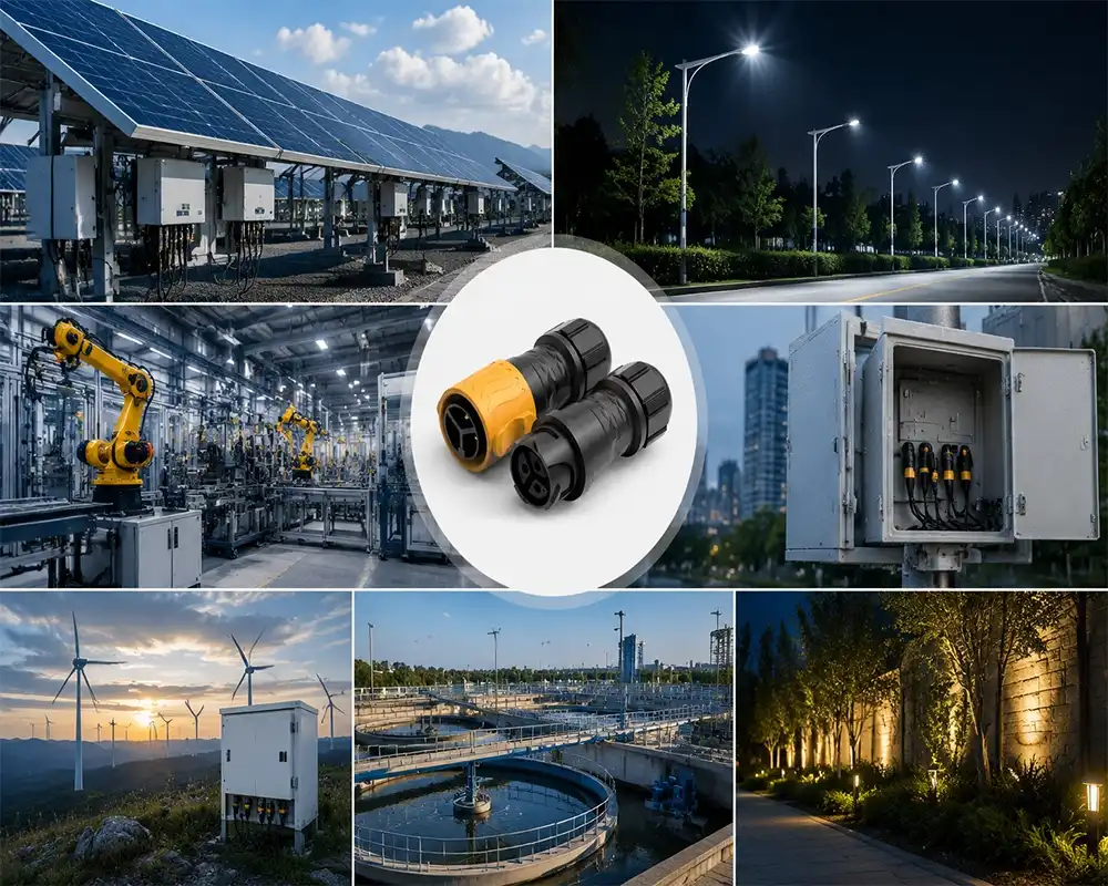 P20 circular waterproof plug application
