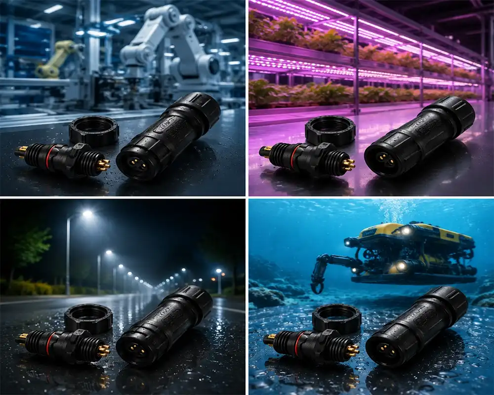 QC12 quick clamp waterproof connector application QC12 quick clamp waterproof connector application