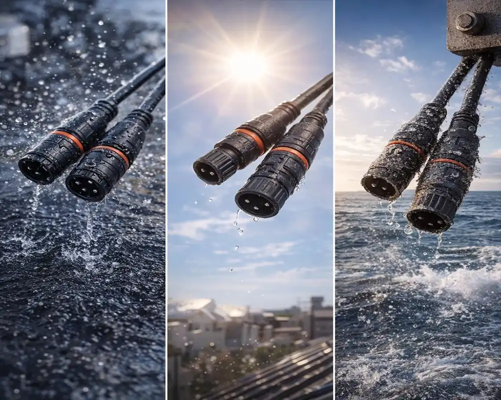 M12 Straight Waterproof Cable Connector