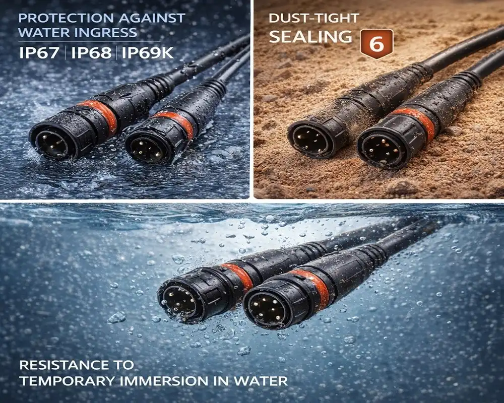 M12 Straight Waterproof Cable Connector advantage