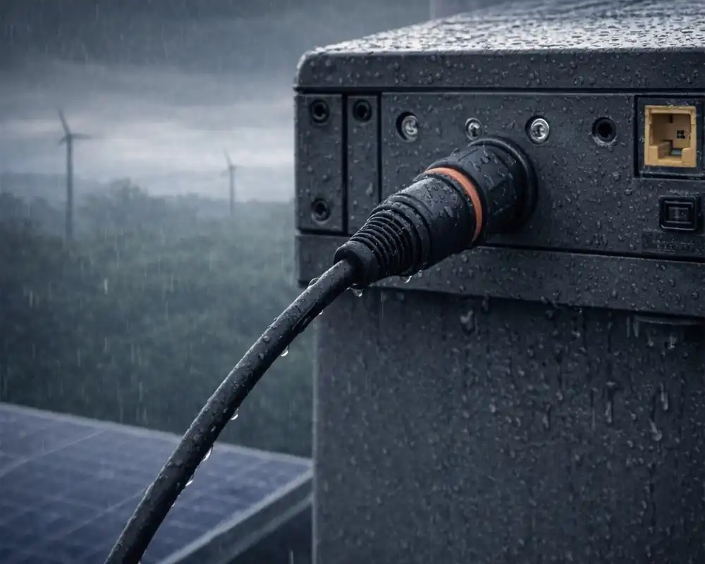 M12 Straight Waterproof Cable Connector application