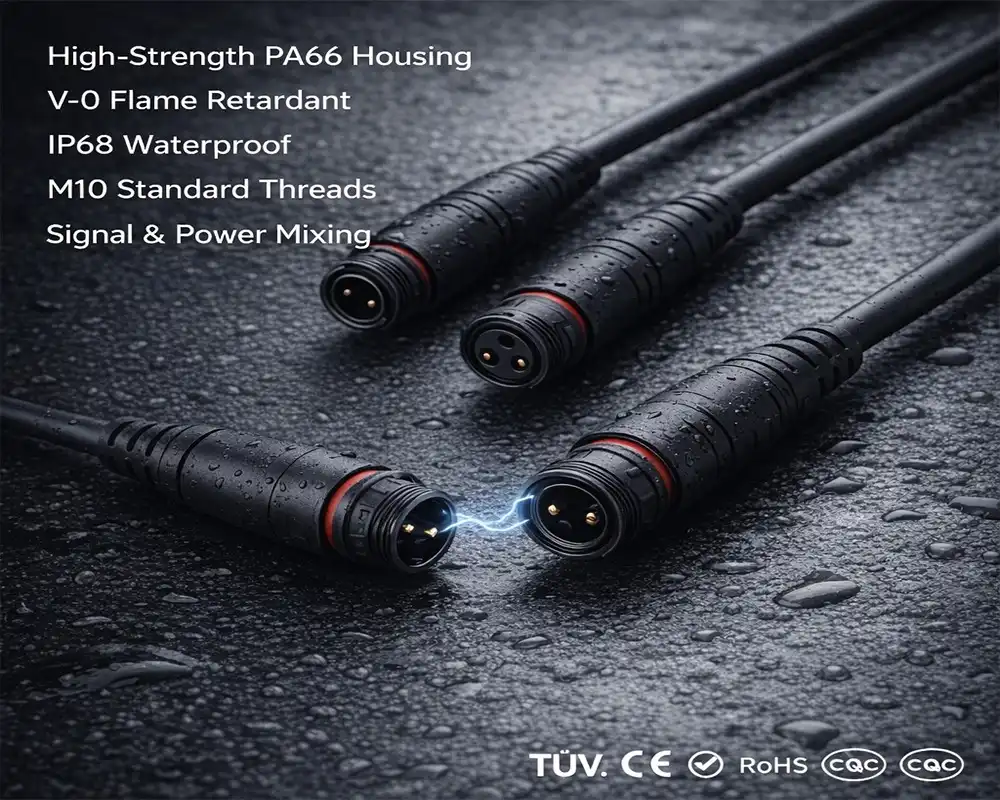 M10 PA66 Waterproof Connector advantage M10 PA66 Waterproof Connector advantage