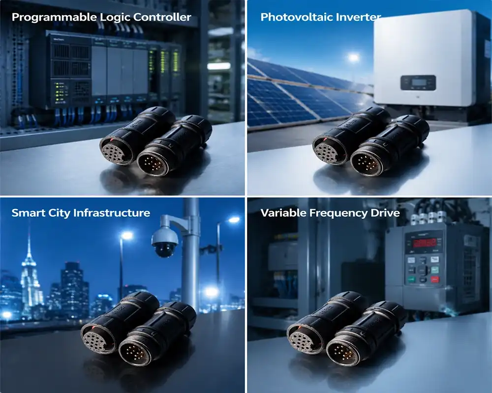 M12 waterproof connector application M12 waterproof connector application
