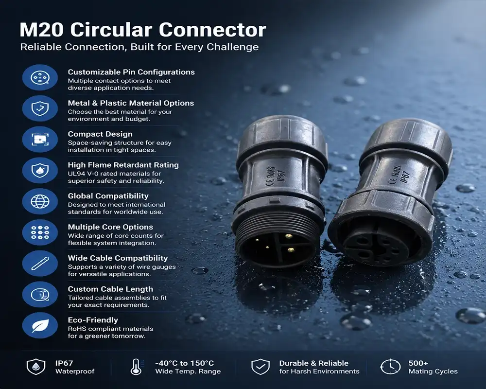 M20 circular connector advantage M20 circular connector advantage