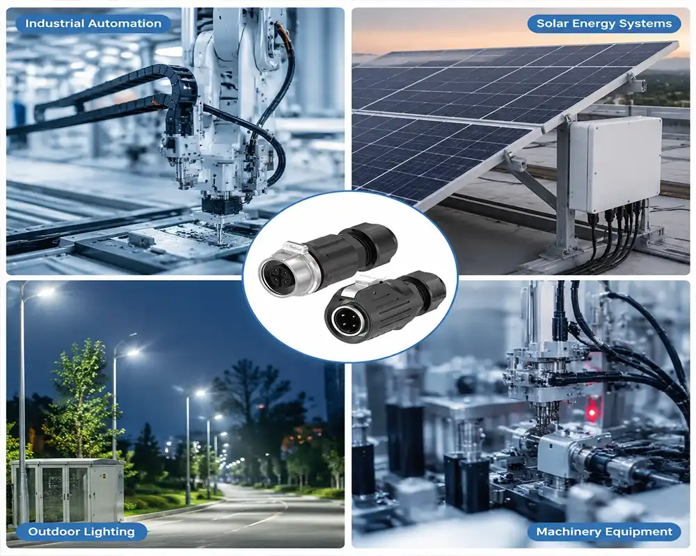 LP16 inline cable connector application