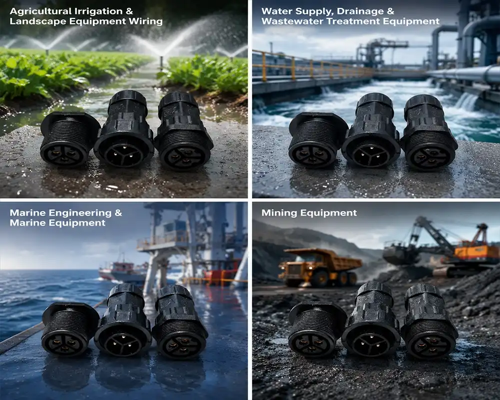 M25 industrial waterproof connector