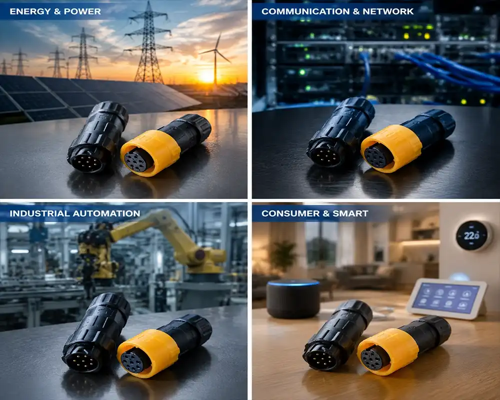 P16 push-pull waterproof connector application P16 push-pull waterproof connector application