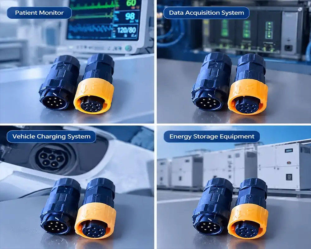 P16 push pull waterproof connector application