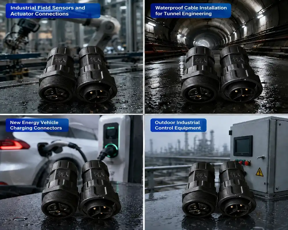 M25 overmolded waterproof connector application M25 overmolded waterproof connector application