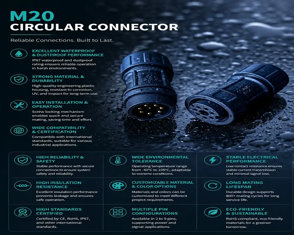 M20 circular connector advantage M20 circular connector advantage