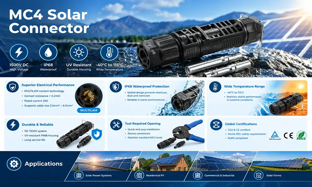 MC4 solar connector MC4 solar connector