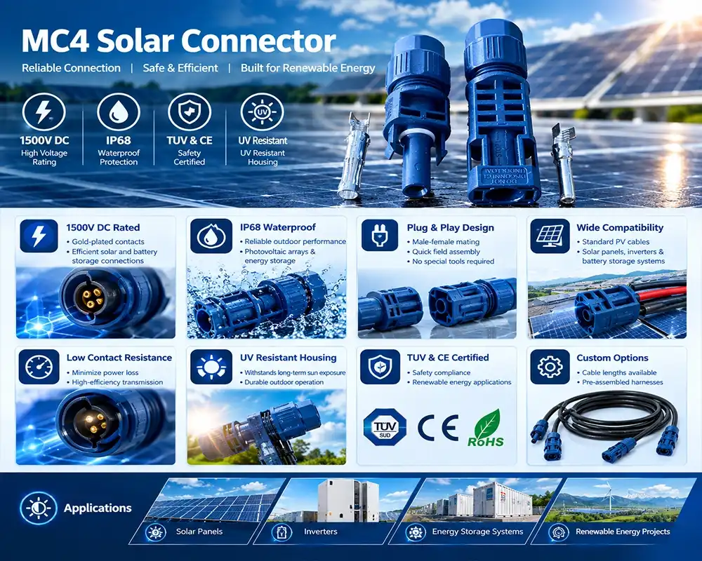 MC4 solar connector