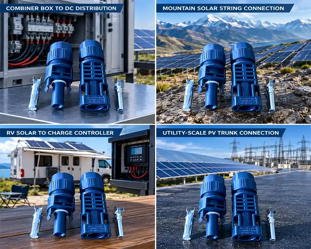 MC4 solar connector application MC4 solar connector application