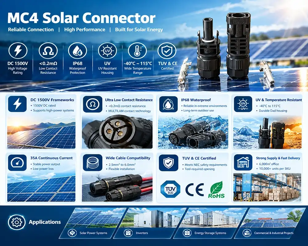 MC4 solar connector