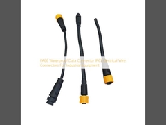PA66 Waterproof Data Connector IP67 Electrical Wire Connectors For Industrial Equipment