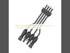 PA66 Nylon Waterproof Power Connector 300V For Solar Photovoltaic High Voltage Fusing