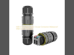 M20 3 Core Nylon Plastic Circular Connectors Waterproof IP68 Circular Connector