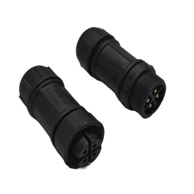 Buy IP67 4 Pin Waterproof Connector 8A Threaded Butt Type M12 Circular Connector online manufacture