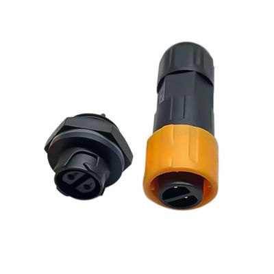 Buy Self Locking P16 Waterproof Circular Connector Assembled IP67 Male Female Connector online manufacture