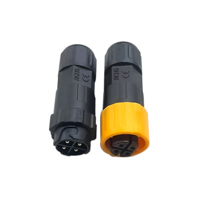 Buy Male Female Waterproof Circular Connector 500V IP67 Self Locking Wire Connector online manufacture