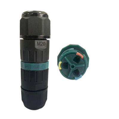 Buy Soldering / Screw Fitting Waterproof Circular Connector 4 Pin Male Female Connector online manufacture