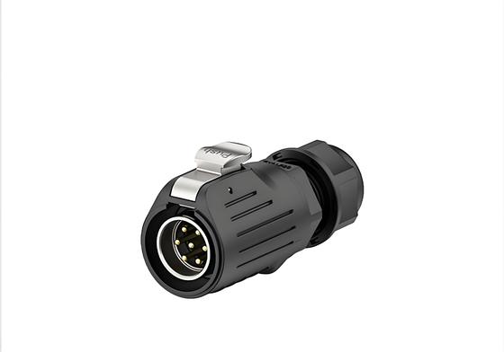 Buy LP20 Series 7-Pin IP68 Waterproof Connector 10A Flange Mount online manufacture
